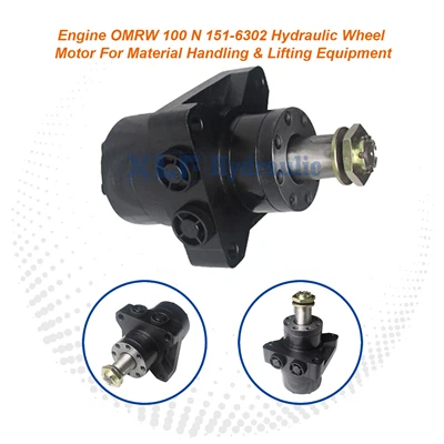 OMRW 100 N 151-6302 Modur Olwyn Hydrolig - Trin a Chodi Deunyddiau